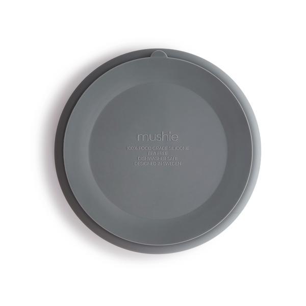 Silicone suction plate stone mushie meal mushie 