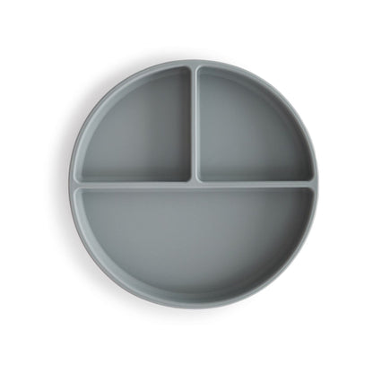 Silicone suction plate stone mushie meal mushie 