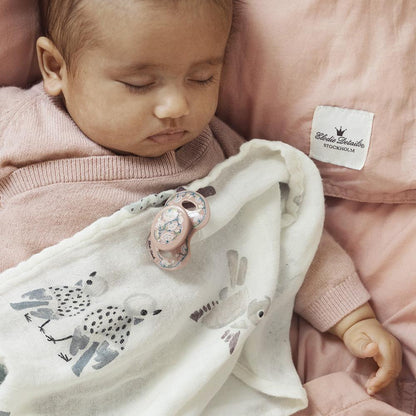 Pacifier faded rose bells newborn Pacifier Elodie details 