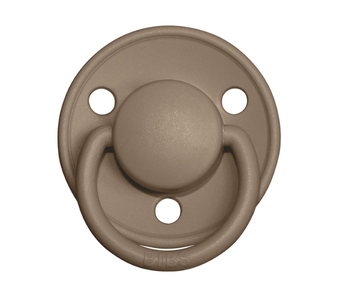 2-pack Bibs De Lux vanilla | dark oak one size Pacifier BIBS 