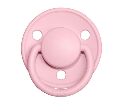 2-pack Bibs De Lux ivory | baby pink one size Pacifier BIBS 