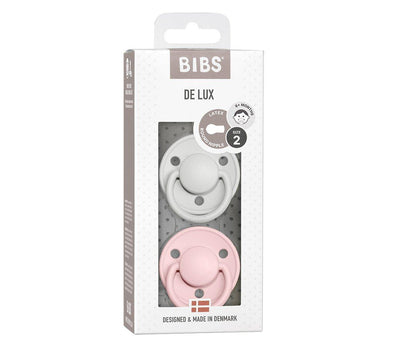 2-pack Bibs De Lux haze | blossom Pacifier Bibs 