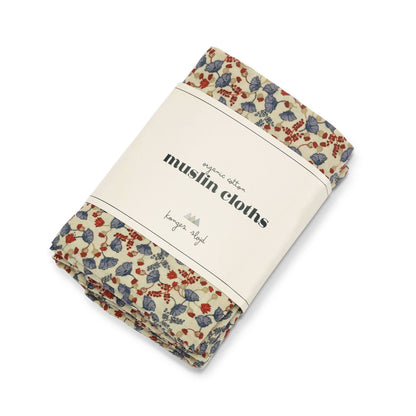 3 musselinas marche de fleur Muslin Konges sløjd 