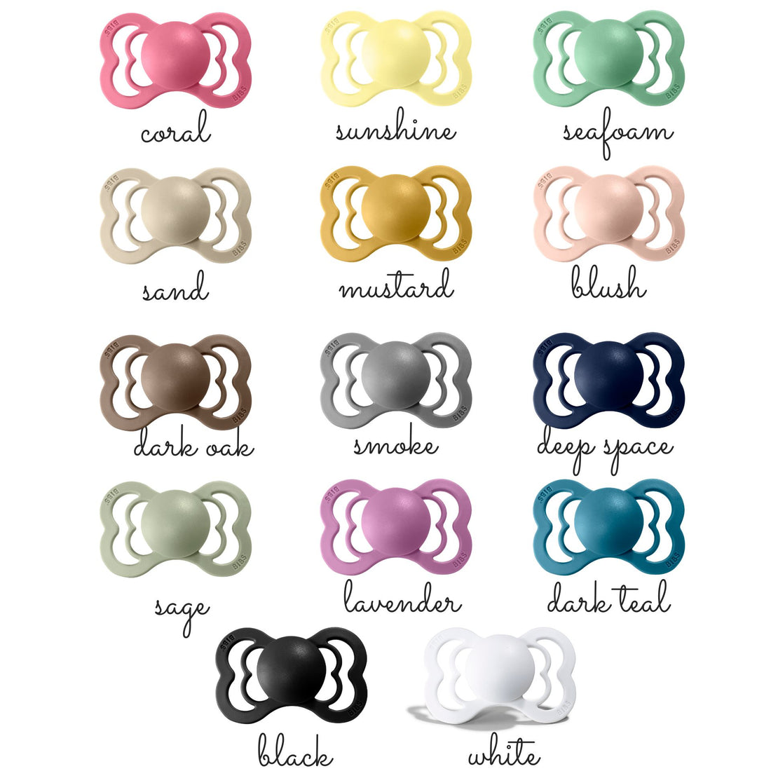 Bibs supreme pacifier silicone +6M black Pacifier Bibs