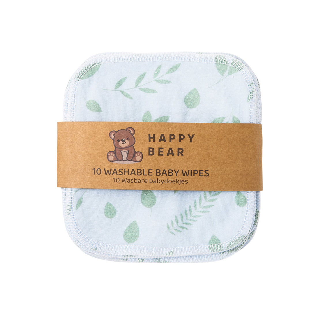 10 toalhitas reutilizáveis botanical Underwear Happy Bear 