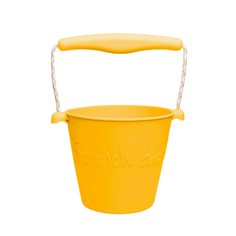 Balde praia mustard Scrunch Toys Scrunch 