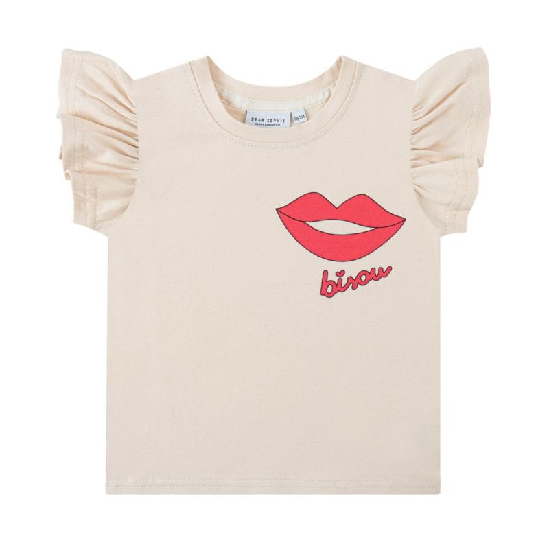 T-shirt folhinhos kiss Tops Dear Sophie 