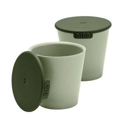 2 copos BIBS sage dinnerware BIBS 
