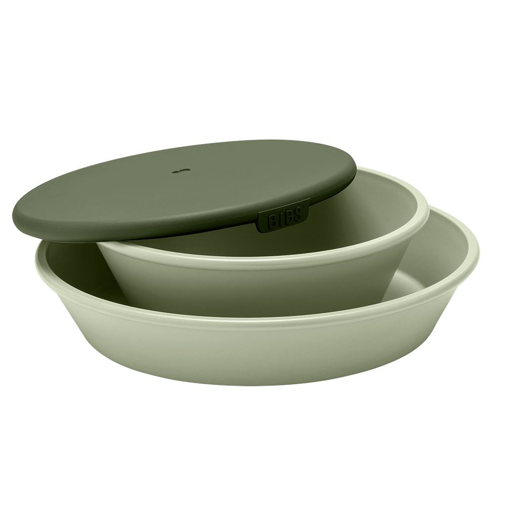 Prato e taça BIBS sage dinnerware BIBS 