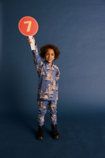 Calças motobear blue Bottoms Dear Sophie 