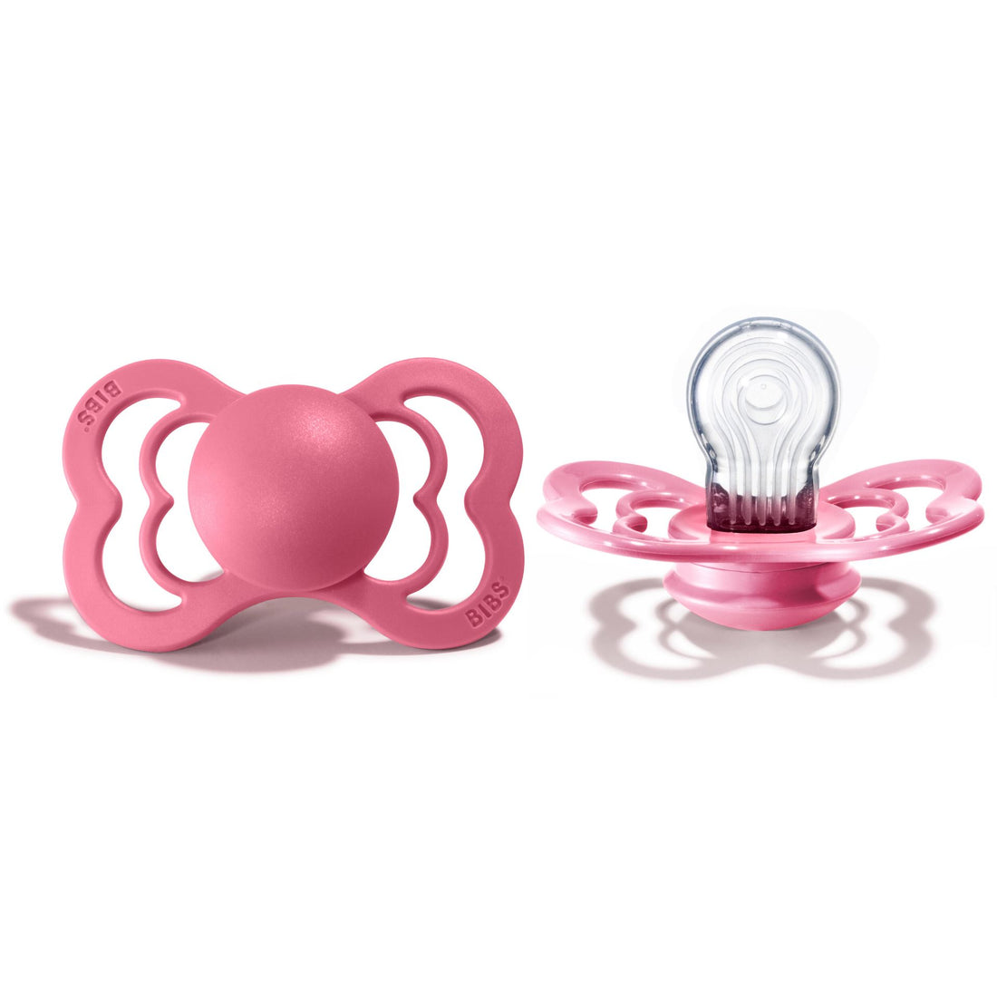 Bibs supreme pacifier silicone +6M coral Pacifier Bibs