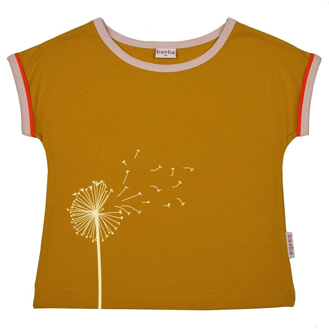 Flower t-shirt Baba kidswear Tops Baba organic 