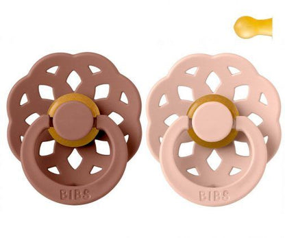 BIBS pacifier 2-pack Boheme woodchuck blush Pacifier BIBS 