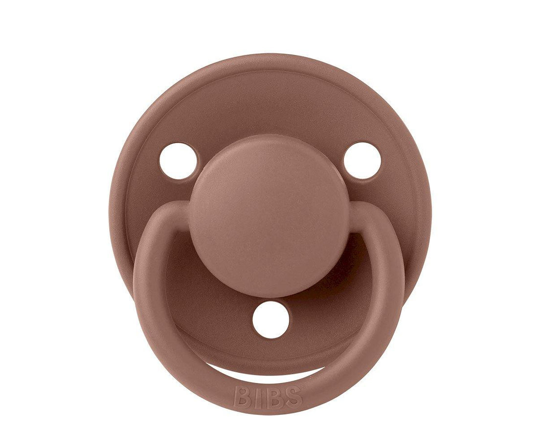 2-pack Bibs De Lux woodchuck | blush one size Pacifier BIBS 