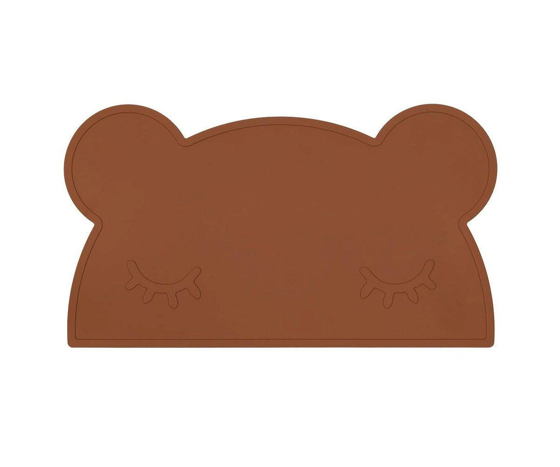 Individual de silicone bear chocolate brown Dinnerware we might be tiny