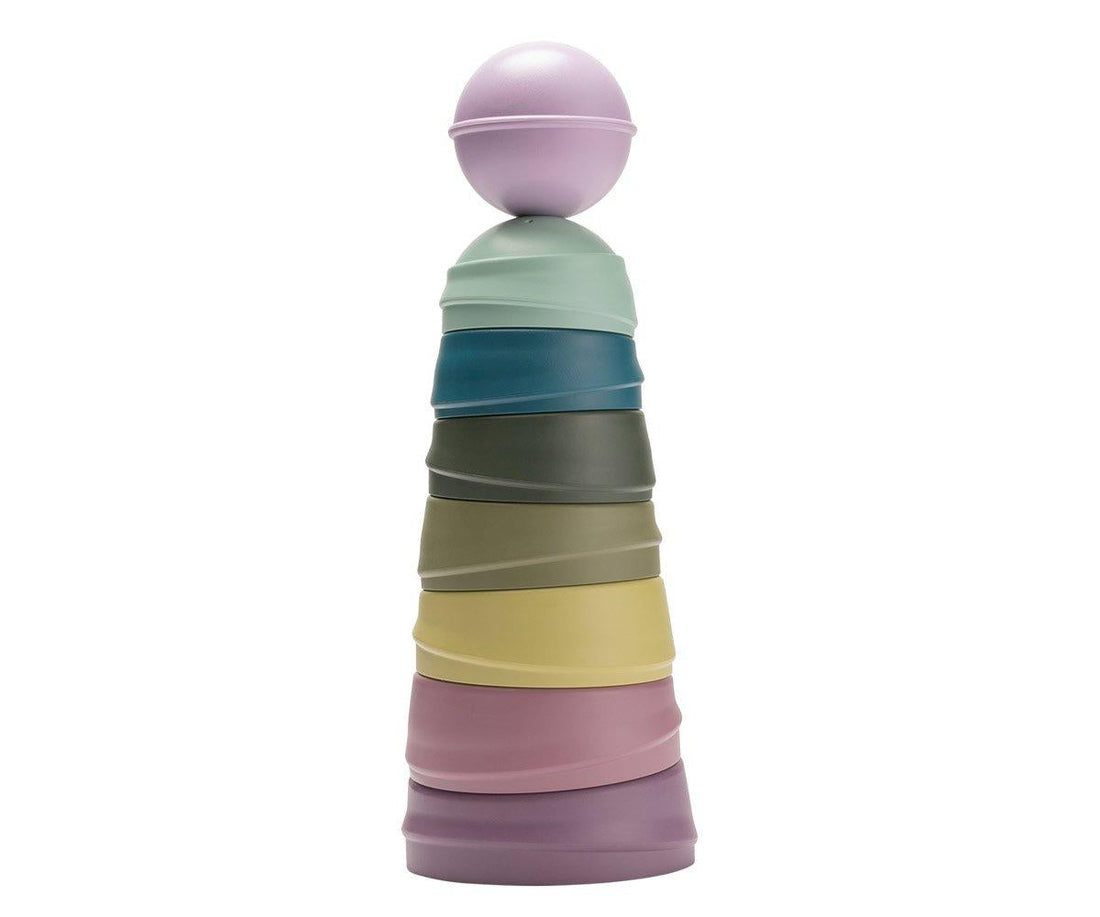 Empilhável wobbly bright rainbow BIBS Toys BIBS