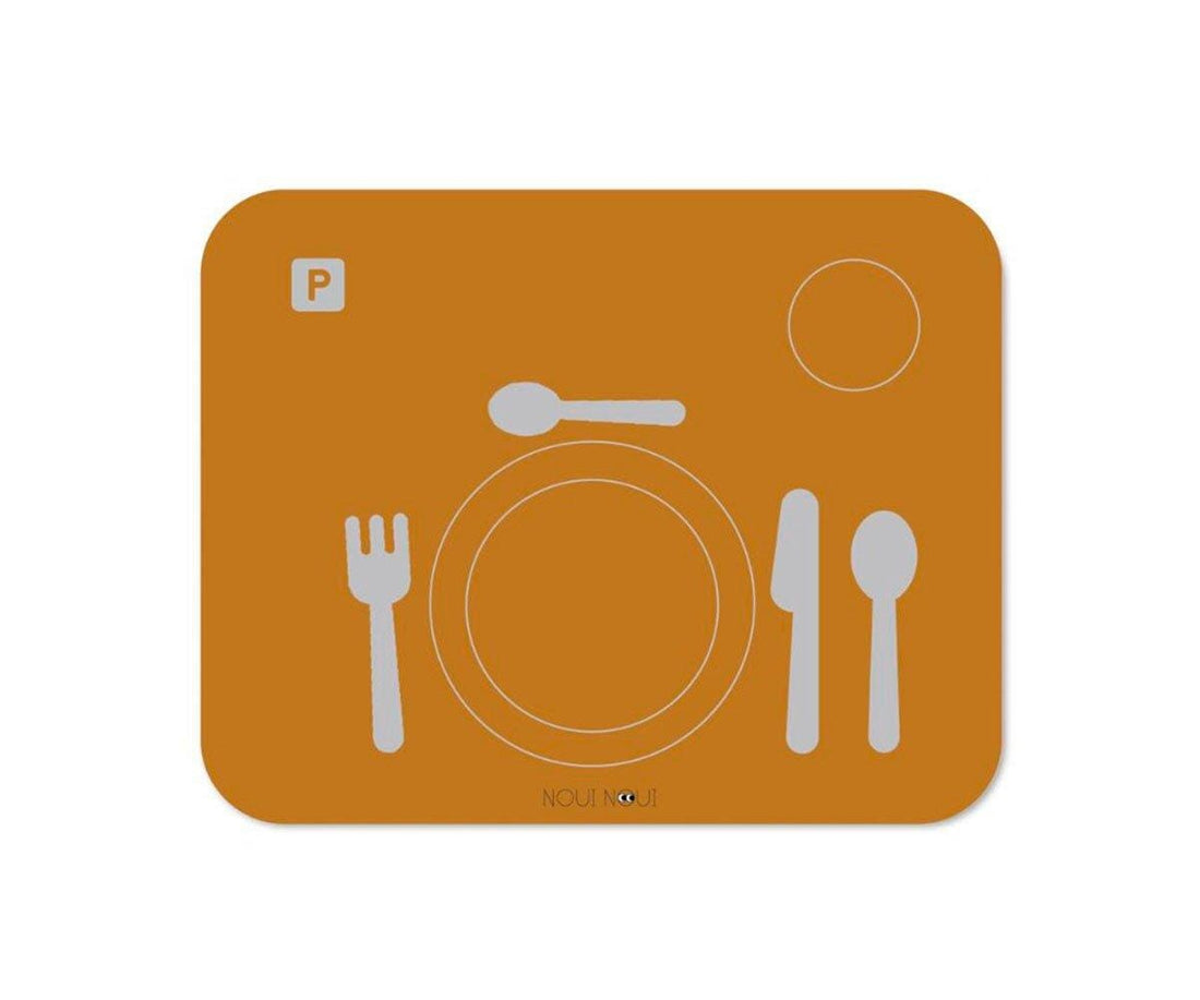 Individual aprendizagem mostarda dinnerware Noui Noui