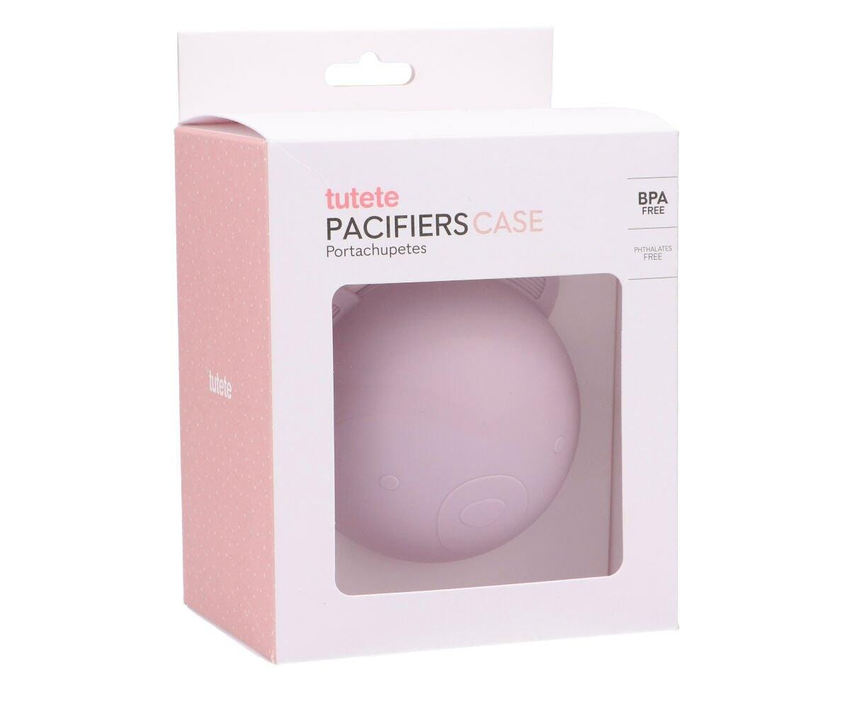 Caixa p/ guardar chupetas silicone bear lilac case tutete 