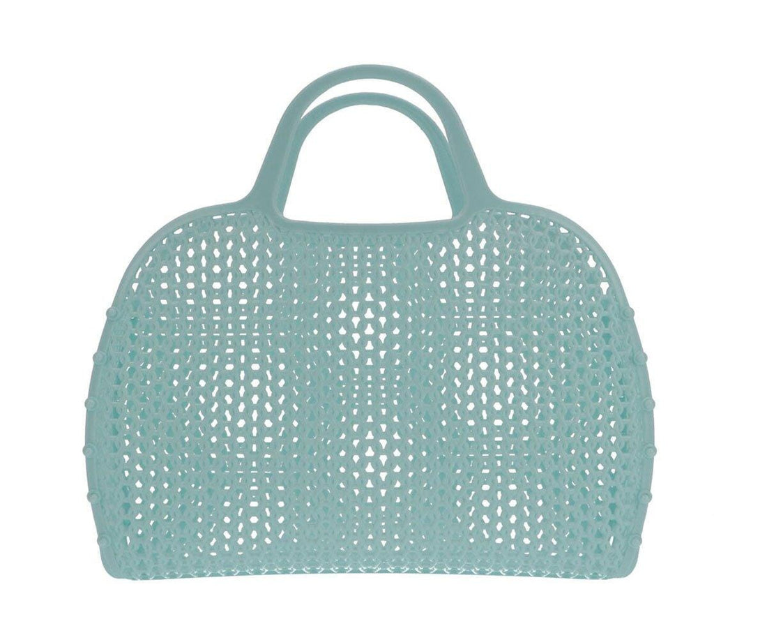 Bolsa plástico retro vintage aqua Bag Monneka 