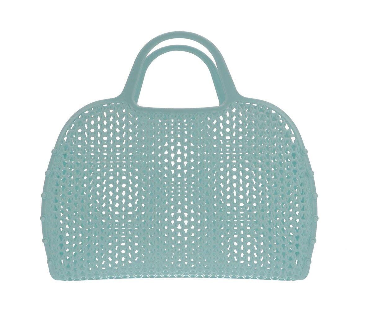 Bolsa plástico retro vintage aqua Bag Monneka 