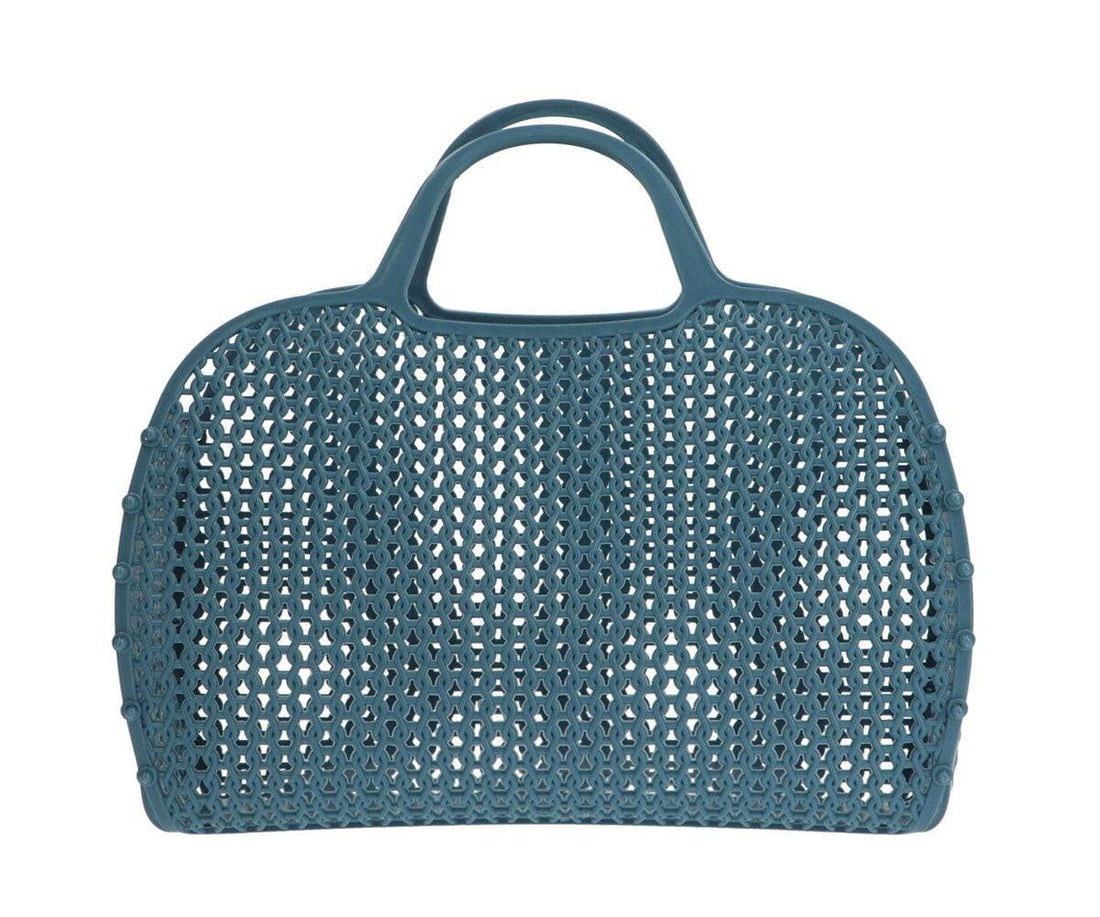 Bolsa plástico retro vintage teal Bag Monneka