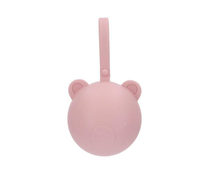 Caixa p/ guardar chupetas silicone bear pink case tutete 