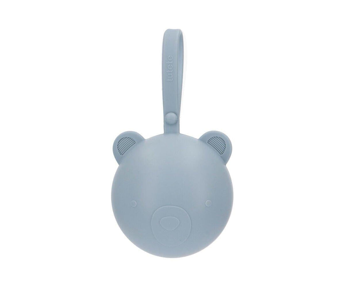 Caixa p/ guardar chupetas silicone bear ocean case tutete 