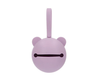 Caixa p/ guardar chupetas silicone bear lilac case tutete 