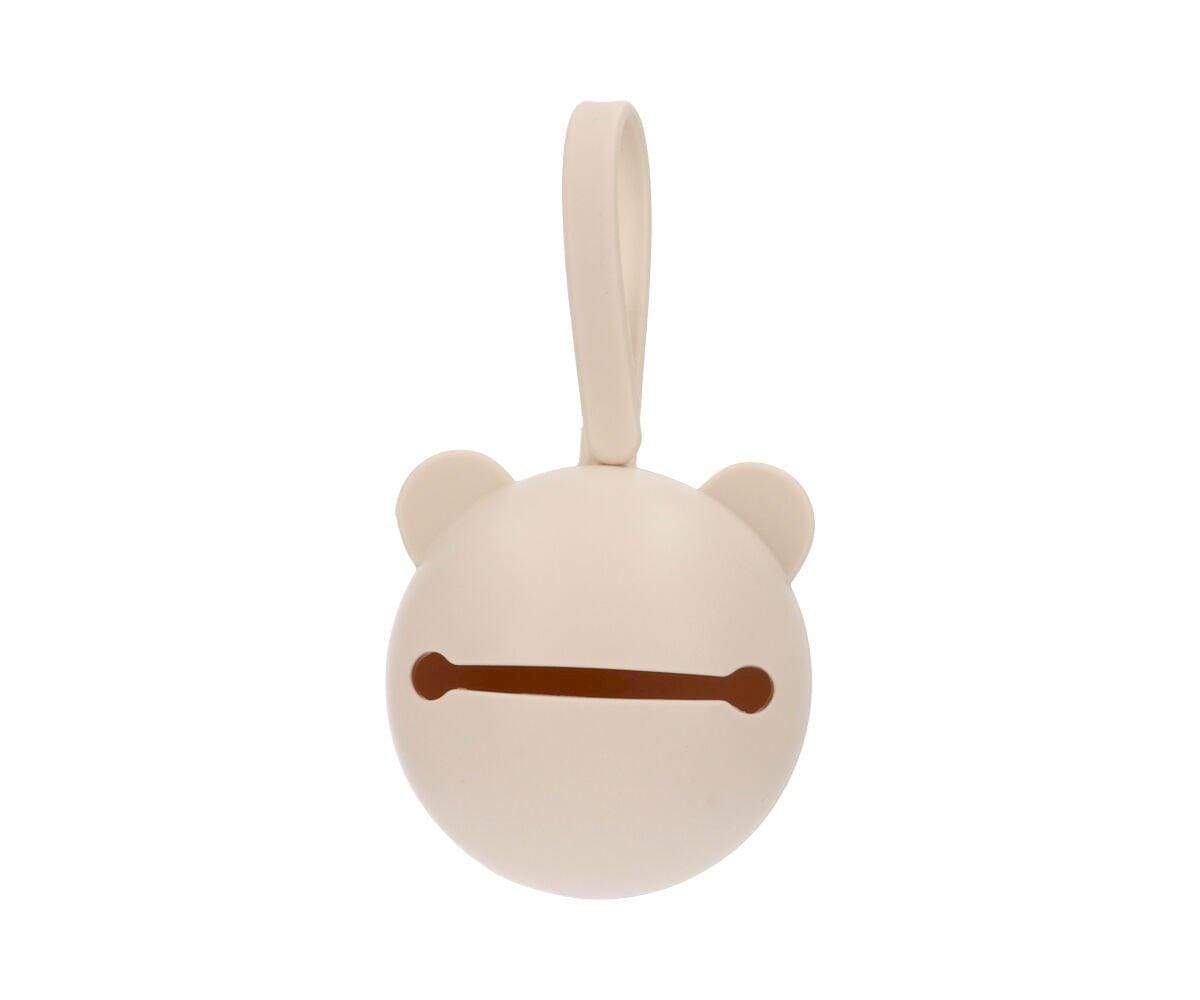 Caixa p/ guardar chupetas silicone bear ivory case tutete 