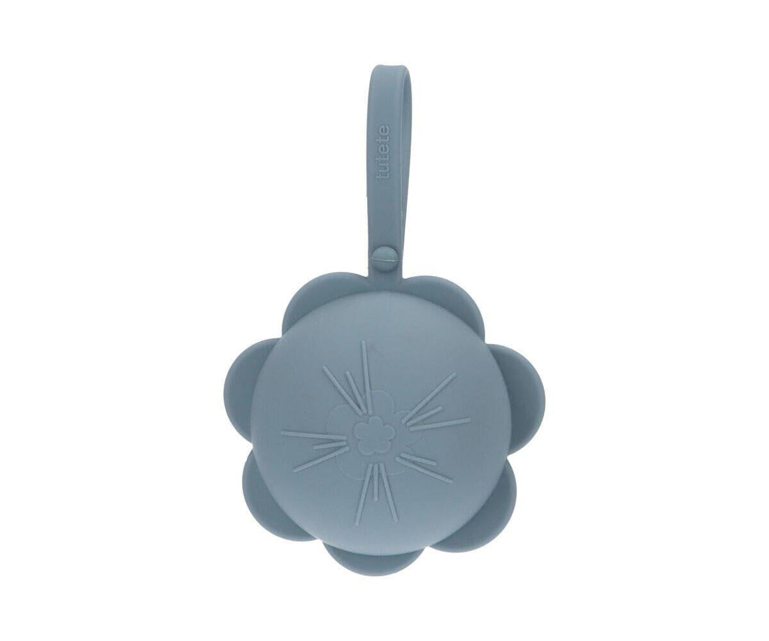 Caixa p/ guardar chupetas silicone flower ocean case tutete 