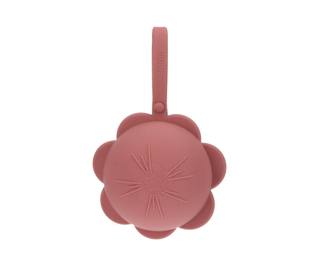 Caixa p/ guardar chupetas silicone flower brick dust case tutete 