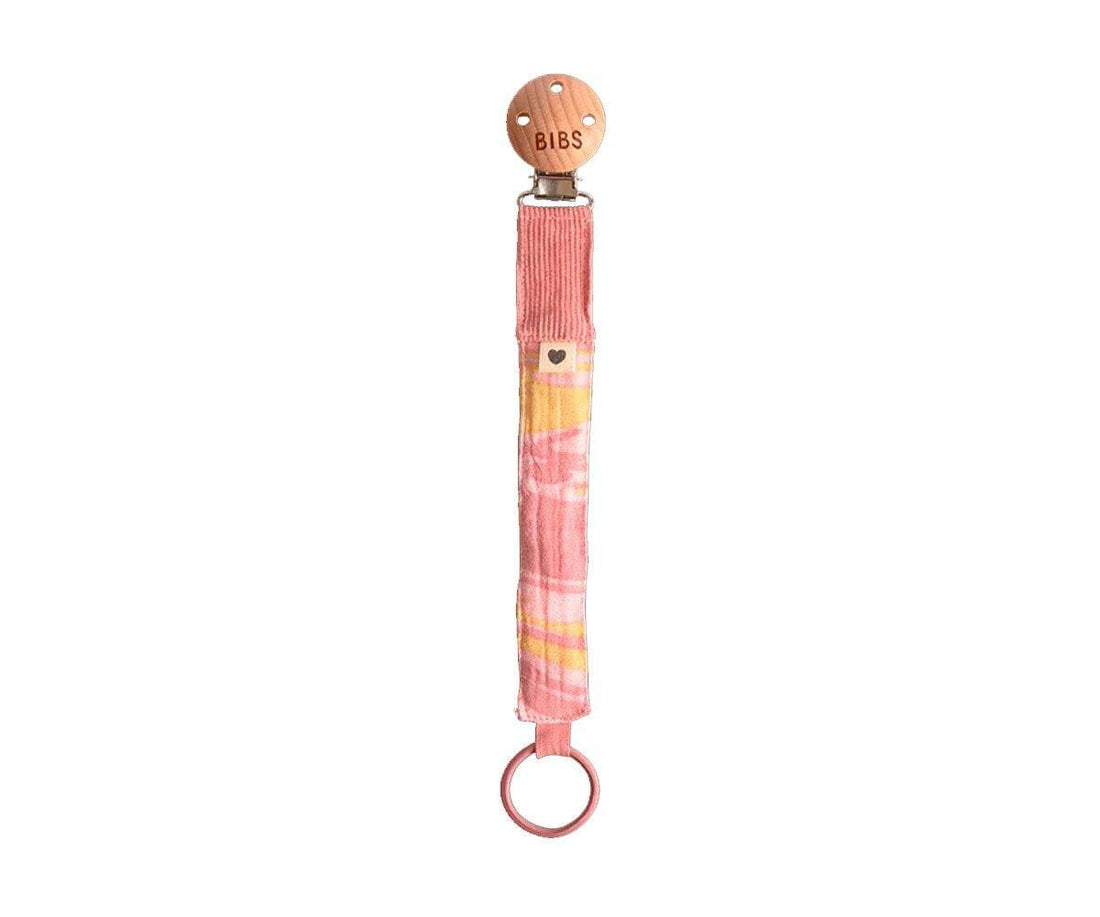Porta-chucha tie dye morning sunset BIBS pacifier clip Bibs 