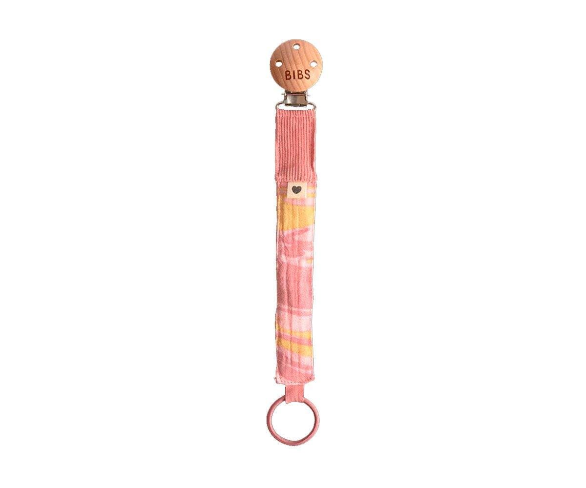 Porta-chucha tie dye morning sunset BIBS pacifier clip Bibs 