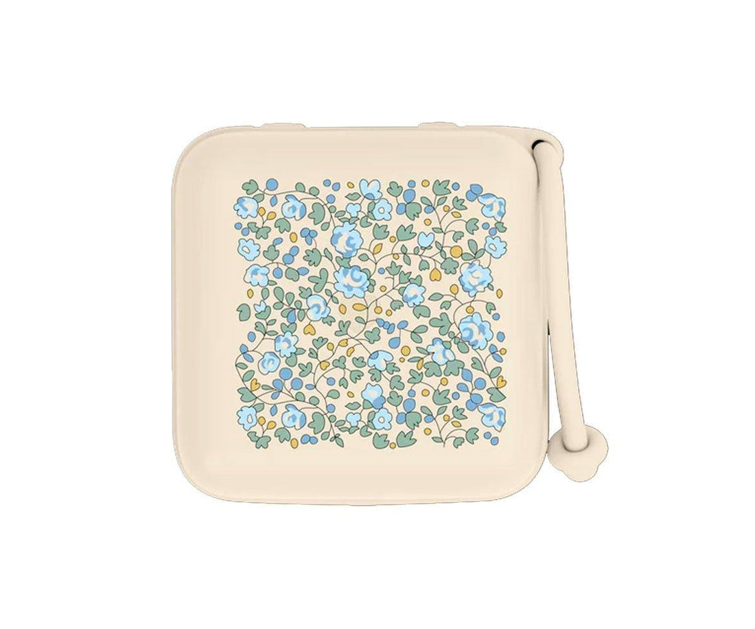 Caixa p/ chupetas Liberty eloise ivory pacifier case BIBS