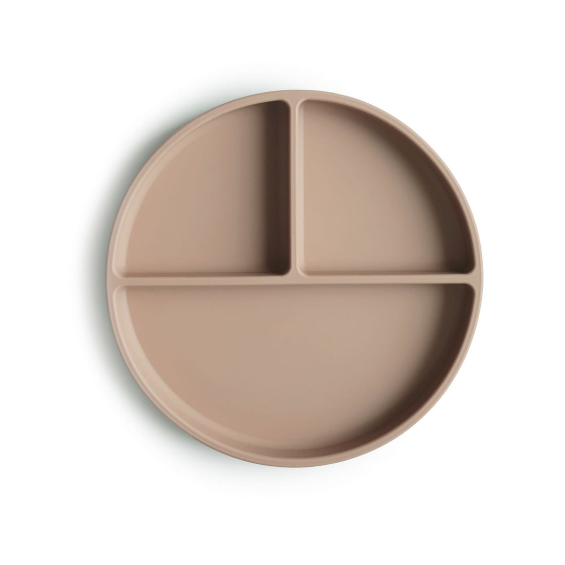 Silicone suction plate natural mushie meal mushie