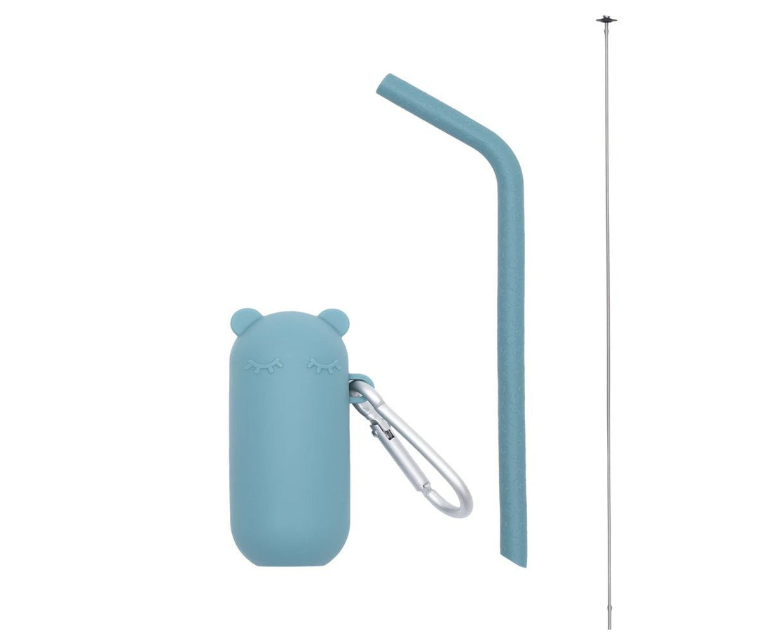 Keepie + straw set blue dusk Dinnerware we might be tiny