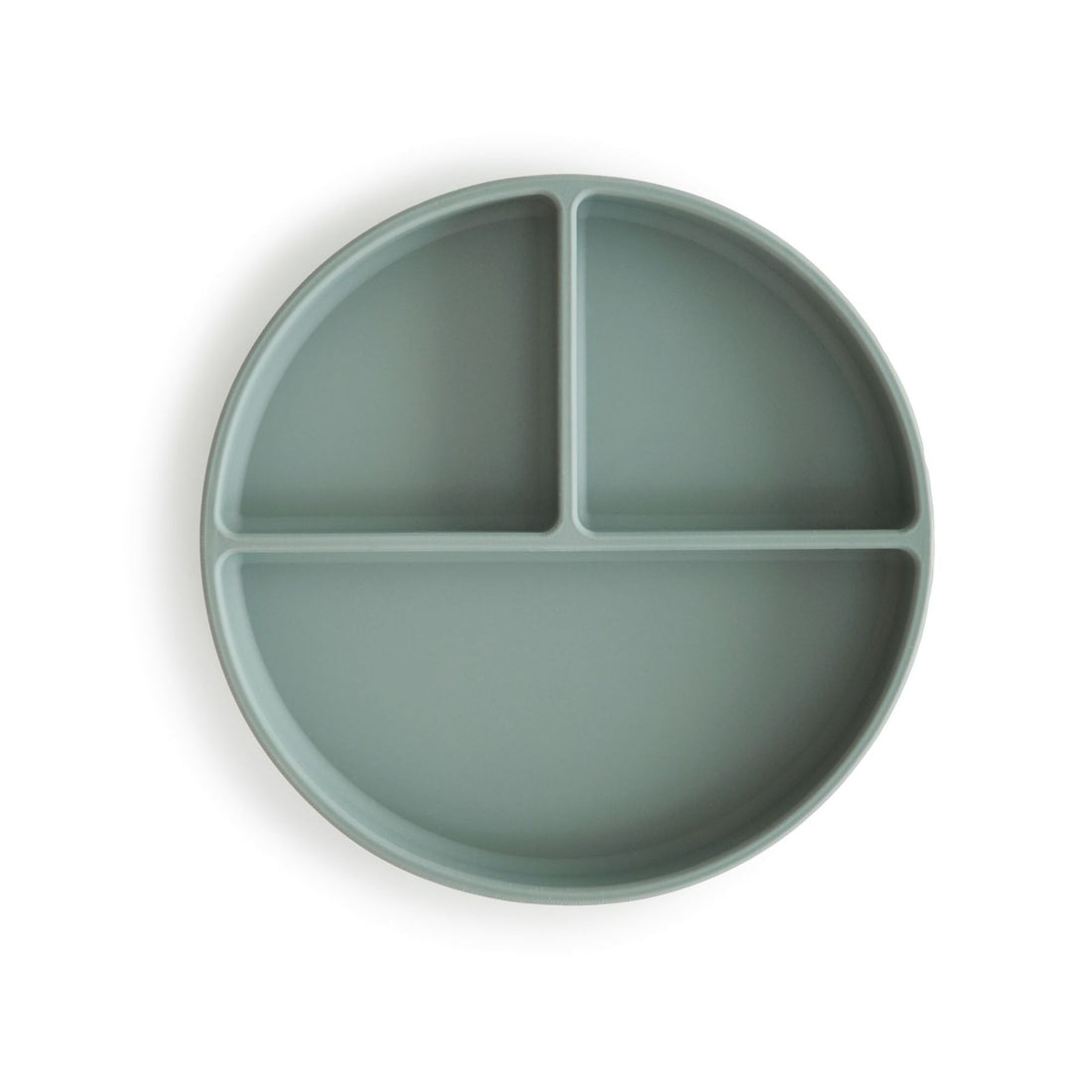 Silicone suction plate cambridge blue mushie meal mushie 