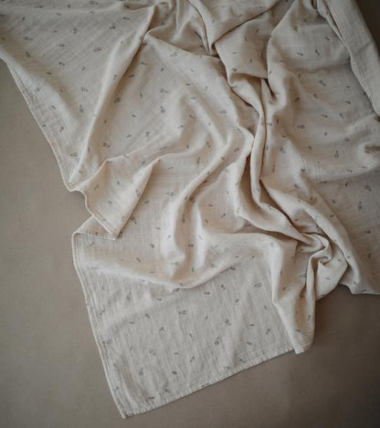 Muslin swaddle rocket mushie muslin mushie 