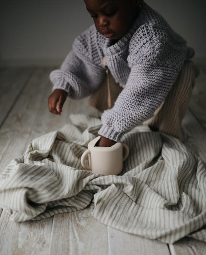 Snack cup cloudy mauve mushie meal mushie 