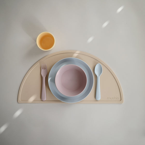 2-pack round dinnerware bowl powder blue mushie meal mushie 