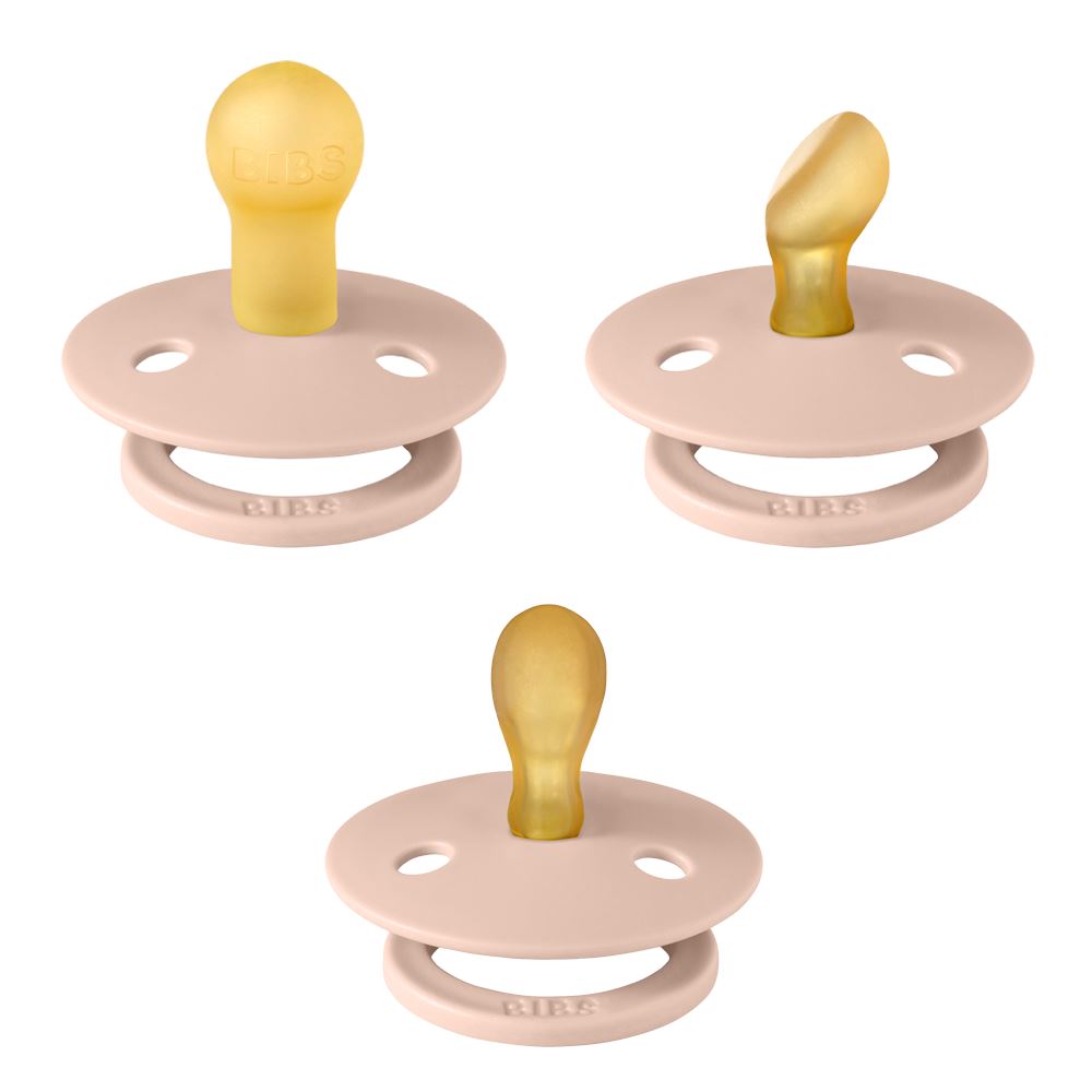 Pack try-it 3 chupetas blush BIBS pacifier Bibs 