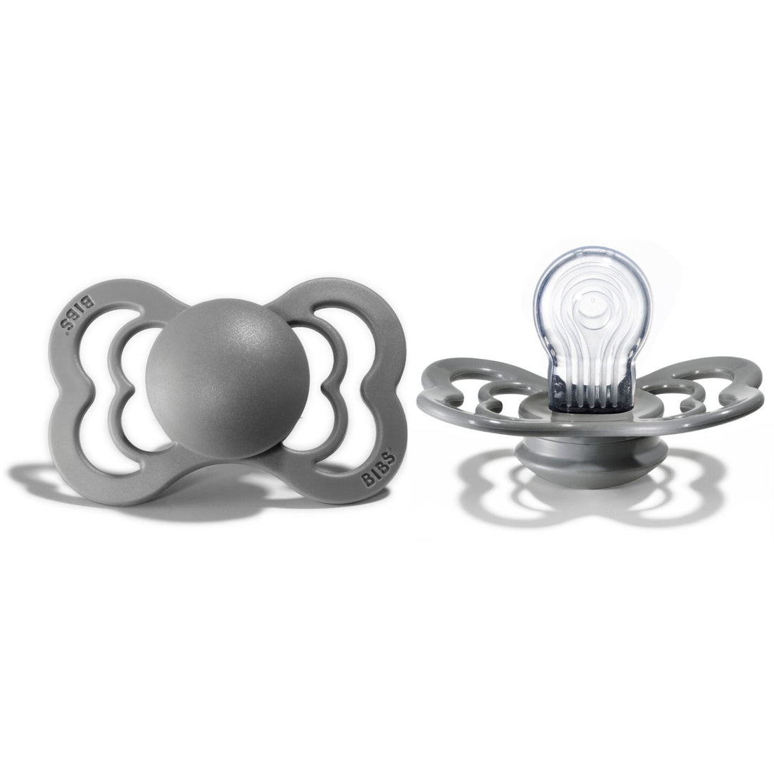 Bibs supreme pacifier silicone +6M smoke Pacifier Bibs