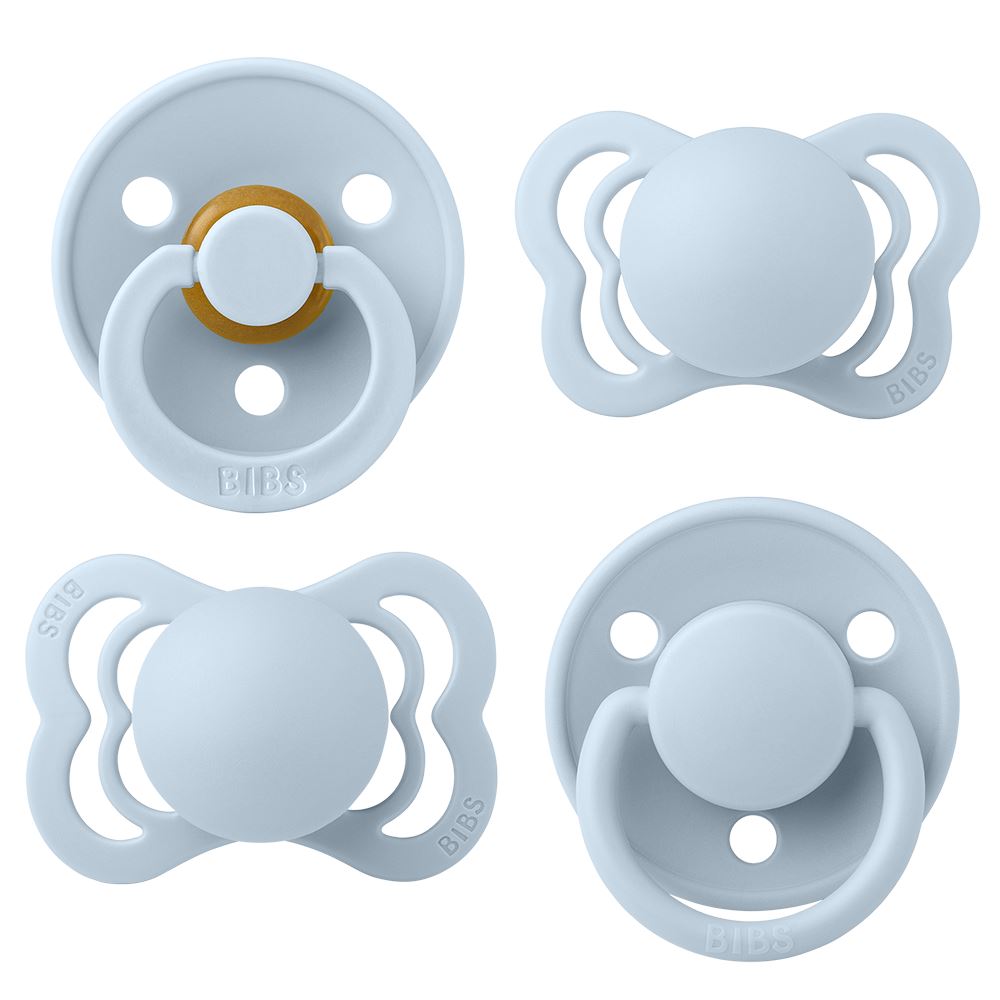 Try-it collection baby blue BIBS pacifier Bibs 