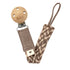 Prende-chucha dark oak/vanilla BIBS pacifier clip Bibs 