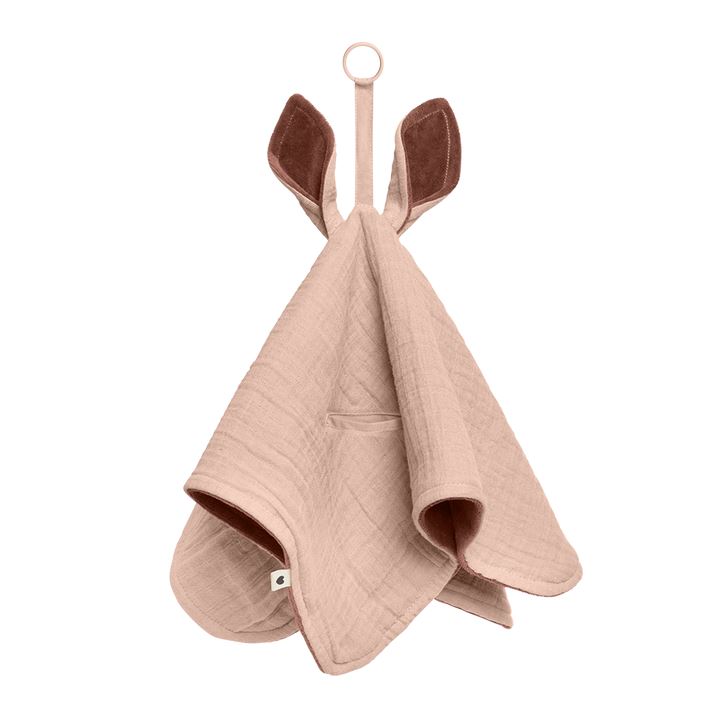 Doudou canguru blush Doudou Bibs 