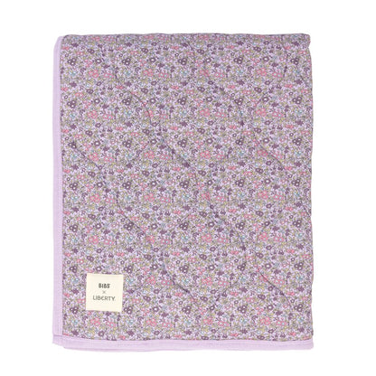Manta acolchoada BIBS X Liberty Chamomile Lawn Violet Sky Doudou Bibs 