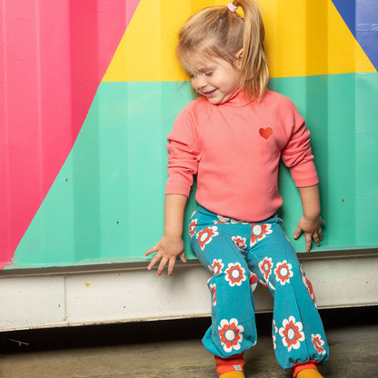 Ballon tight pants biscay bay flower heaven AlbaBaby Pants Alba of Denmark 