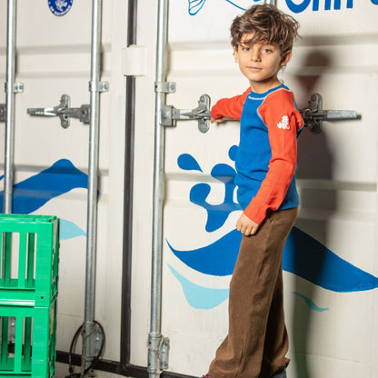 Leander blouse orange.com AlbaBaby Tops Alba of Denmark 