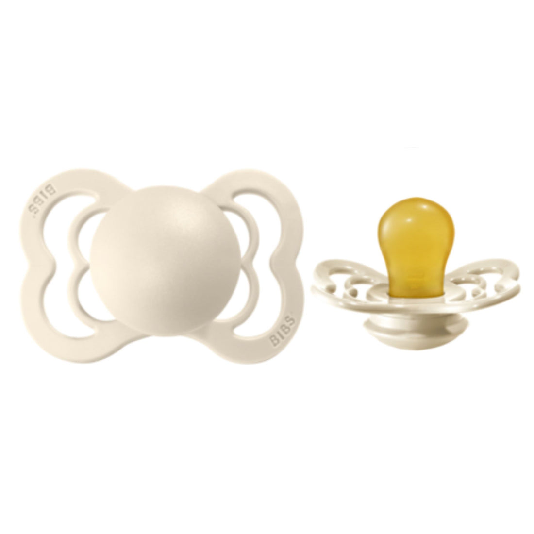 Bibs supreme pacifier latex 0-6 M ivory Pacifier Bibs