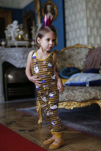 Dungarees afternoon tea Raspberry Republic Dungarees Raspberry Republic 